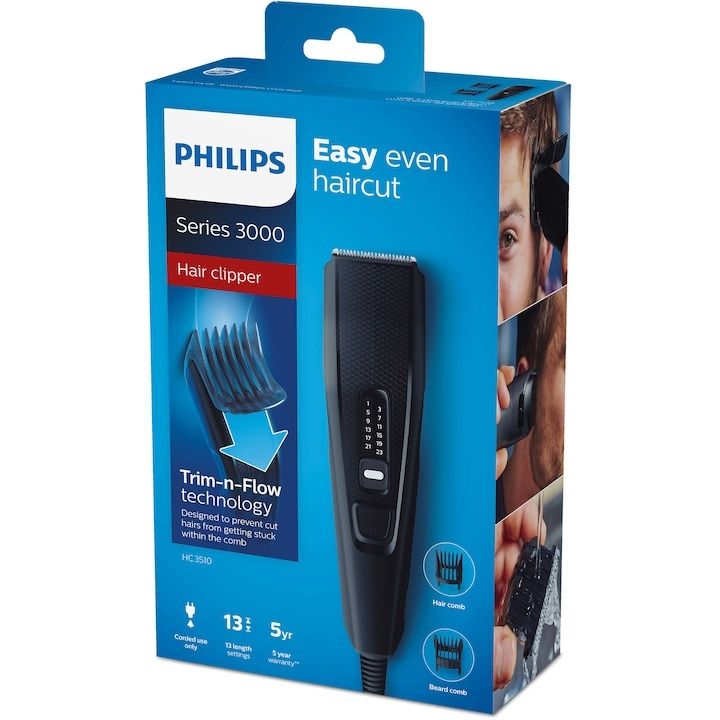 Машинка за подстригване и бръснене Philips Seria 3000 HC3510/15 АКЦИЯ*