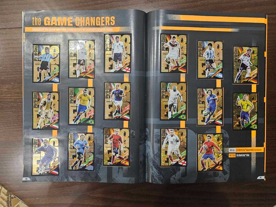 Албум за стикери World Class 2024, 100% Попълнен, Перфектно състояние!