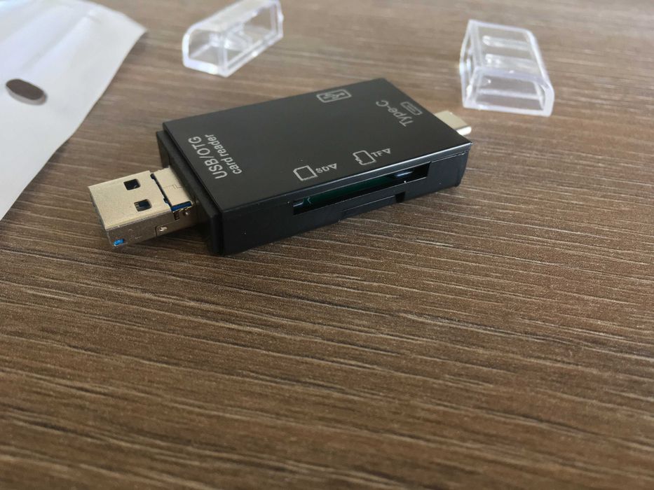 cititor card micro si sd reader OTG usb 3, micro si tip C, nou