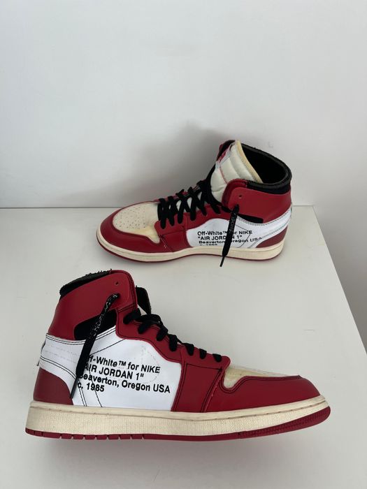 Vând Jordan x Off-White The 10: Air Jordan 1 "Chicago" Nr 44