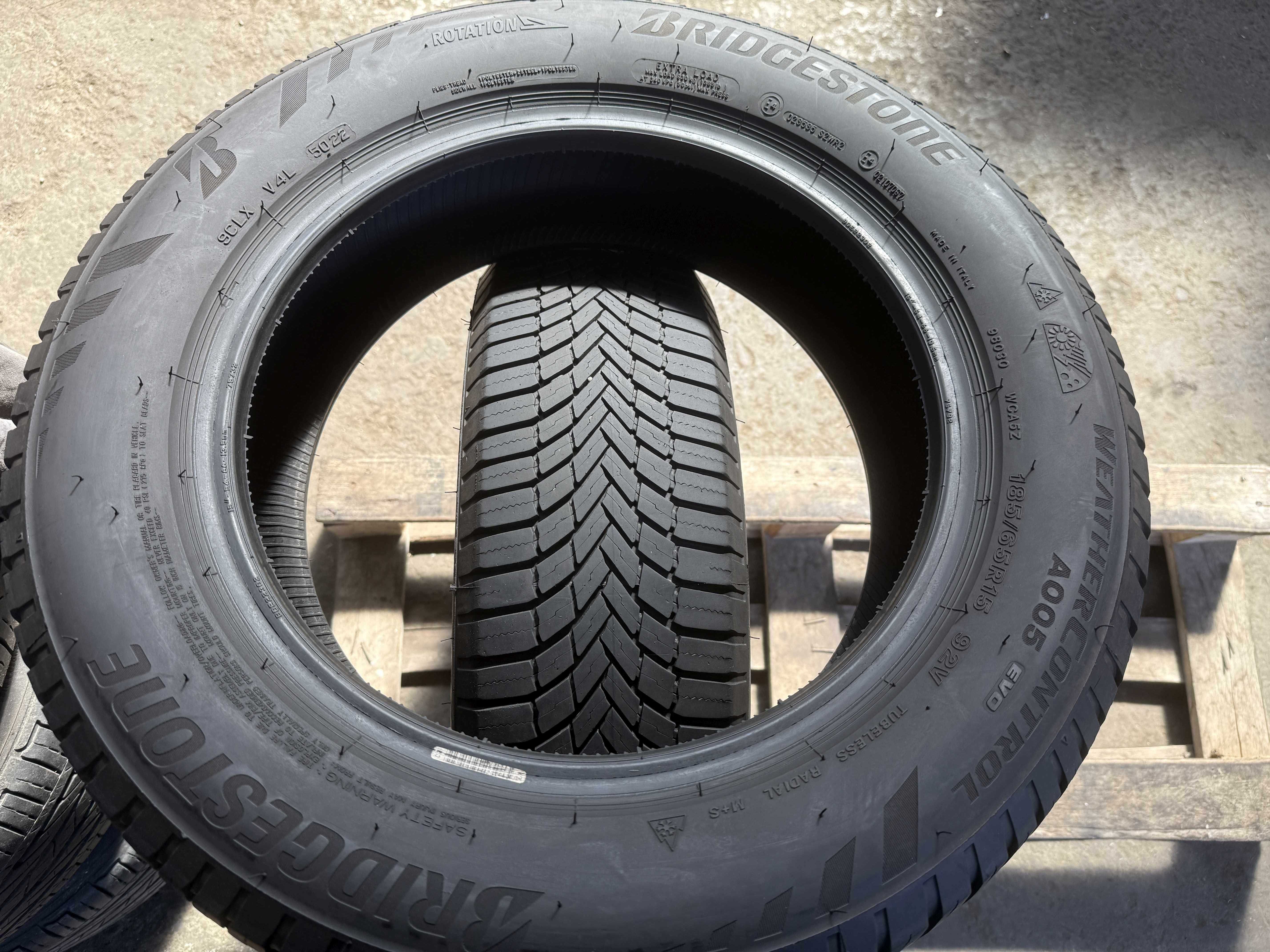# 2x Anvelope All Season 185/65 R15 - Bridgestone Weather Control A005
