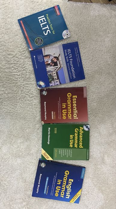 Продам practice IELTS и grammar use книги для улучшения английского