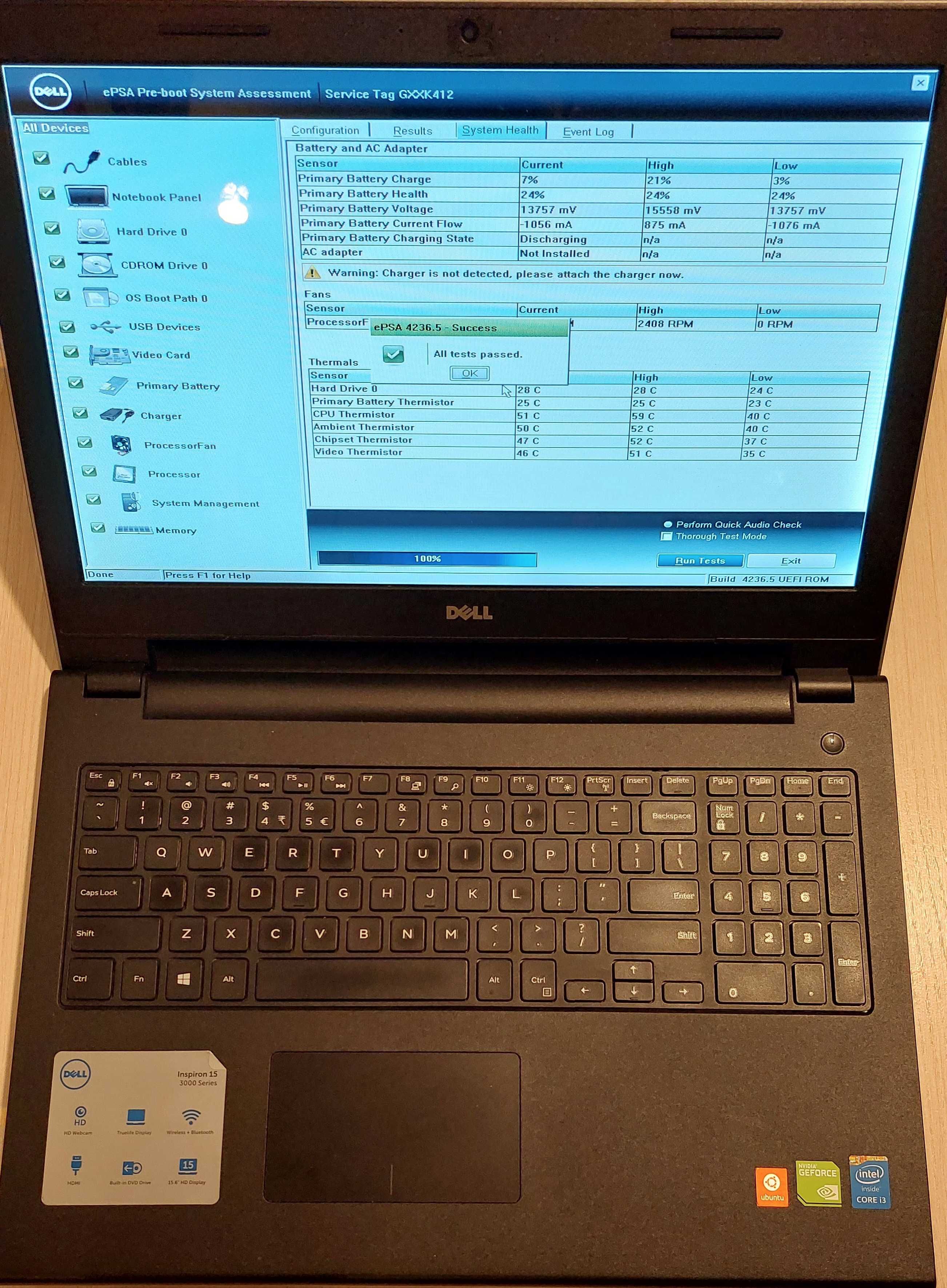 Laptop Dell Inspiron 3542