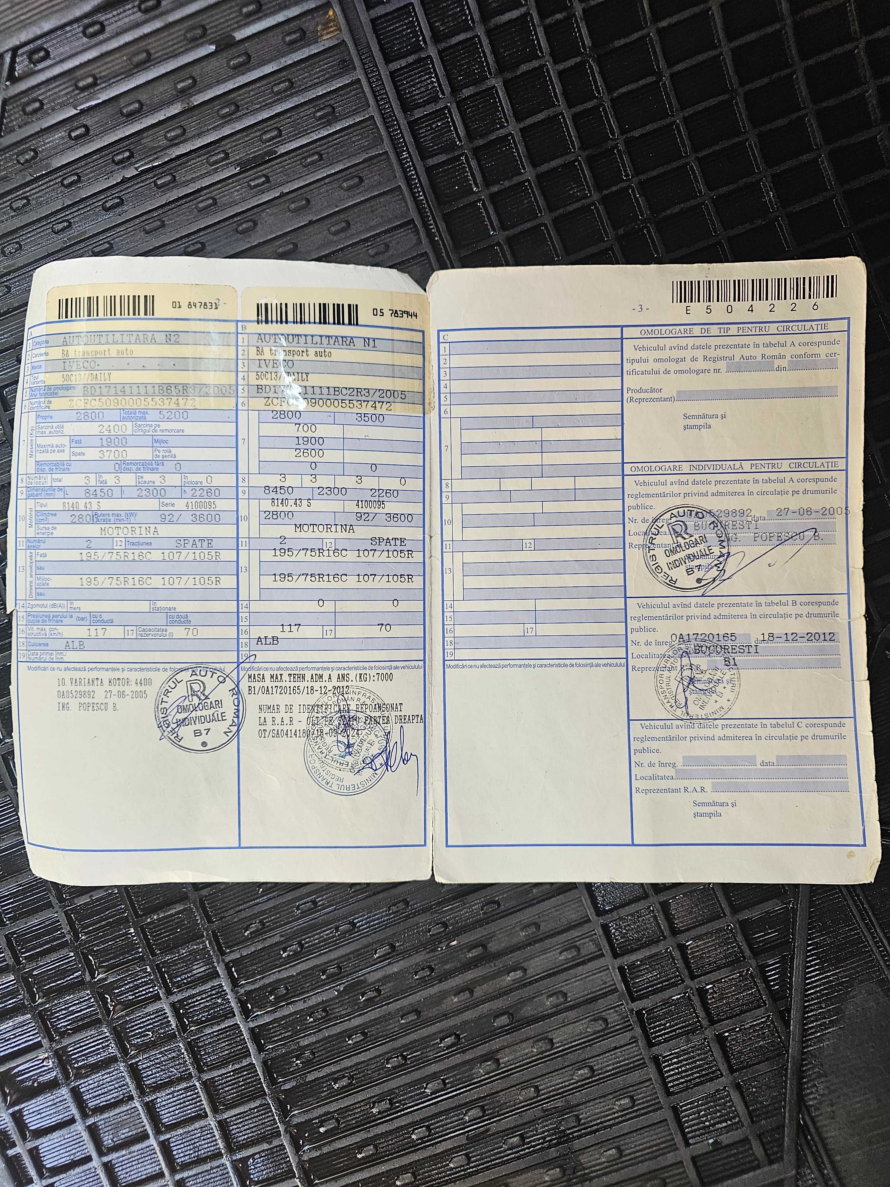 De vânzare platformă auto-Iveco Daily 2005