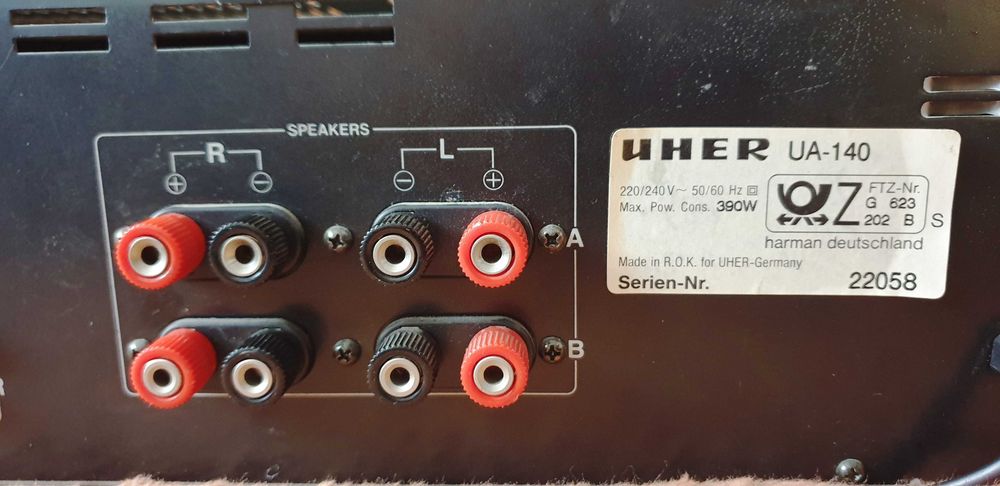 Uher UA-140 statie 2X70W pe 8 Ohm