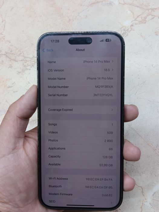 Iphone 14 pro max 128gb