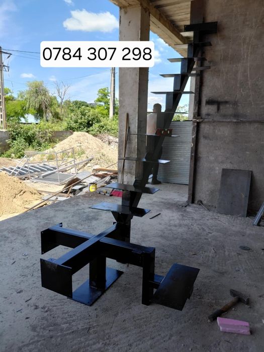 Confectionam scarii metalice zincate exterioare și pentru incendii , p