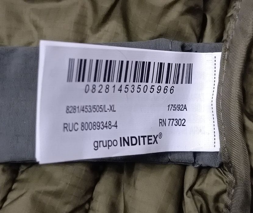 ZARA Finer Down Jacket оригинално пухено яке XL Зара пухенка яке