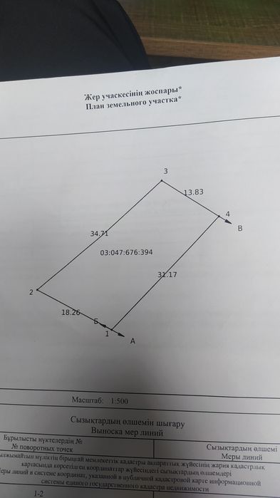 Участок сатамын.