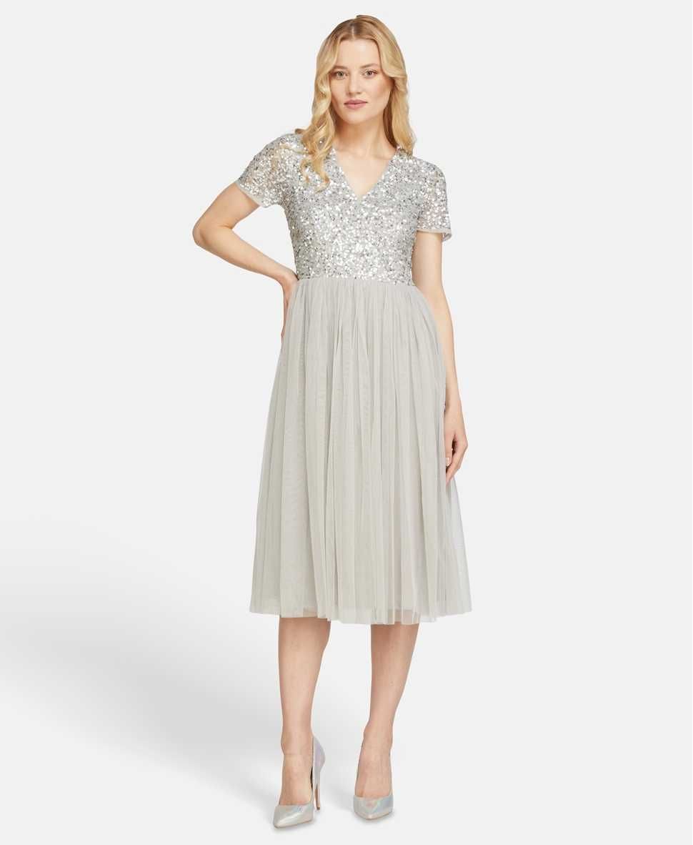 Vand rochie eleganta Maya Deluxe, de seara, nunta,ocazie, paiete,tulle