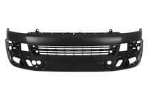 Bara fata VW Transporter (T5), 10.2009- Model Caravelle, grunduit, cu gauri pentru senzori de parcare, 7E5807217GRU