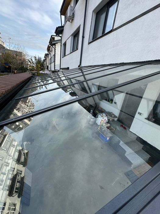 Balustradă Sticlă Aluminiu Închideri Terase