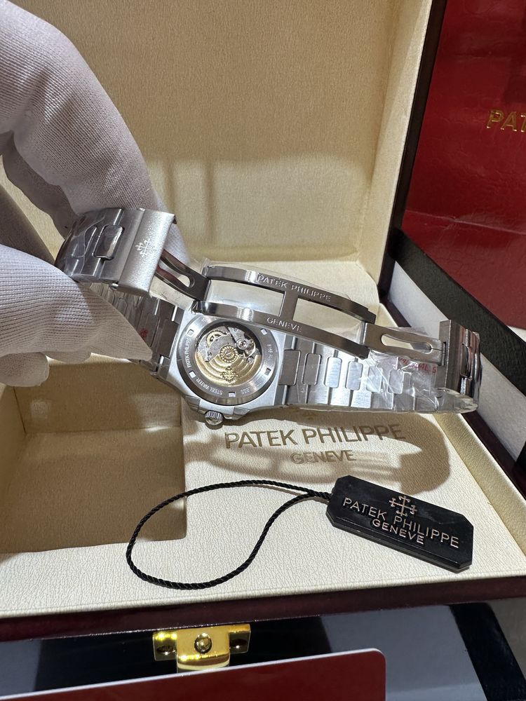 Ceas Patek Philippe Nautilius 40mm Silver/Black Dial/Full Box