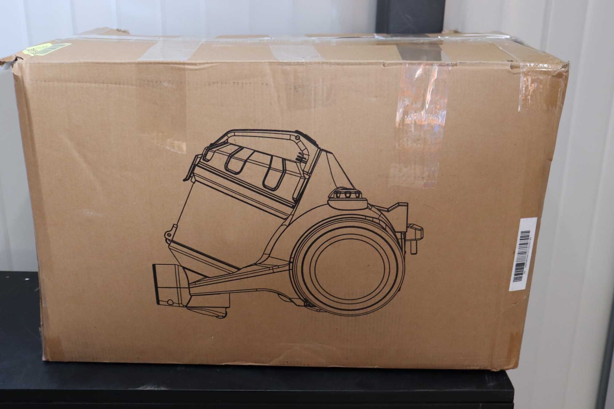 Цилиндрична прахосмукачка без торба Amazon Basics с HEPA 700W, 1,5л