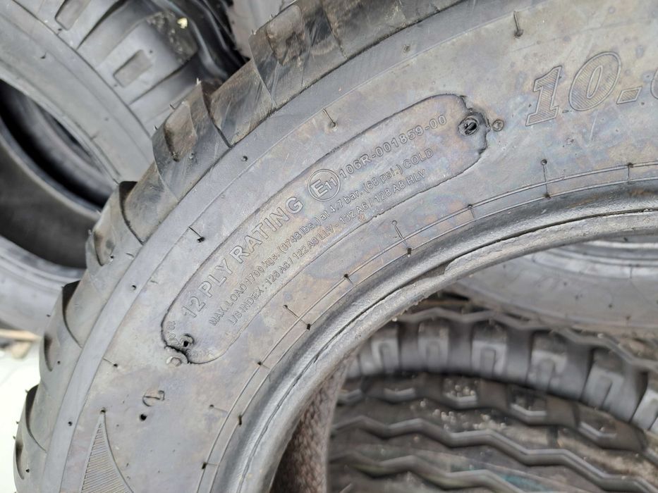 Cauciucuri noi TUBELESS 10.0/75-15.3 MRL cu 12 pliuri anvelope REMORCA