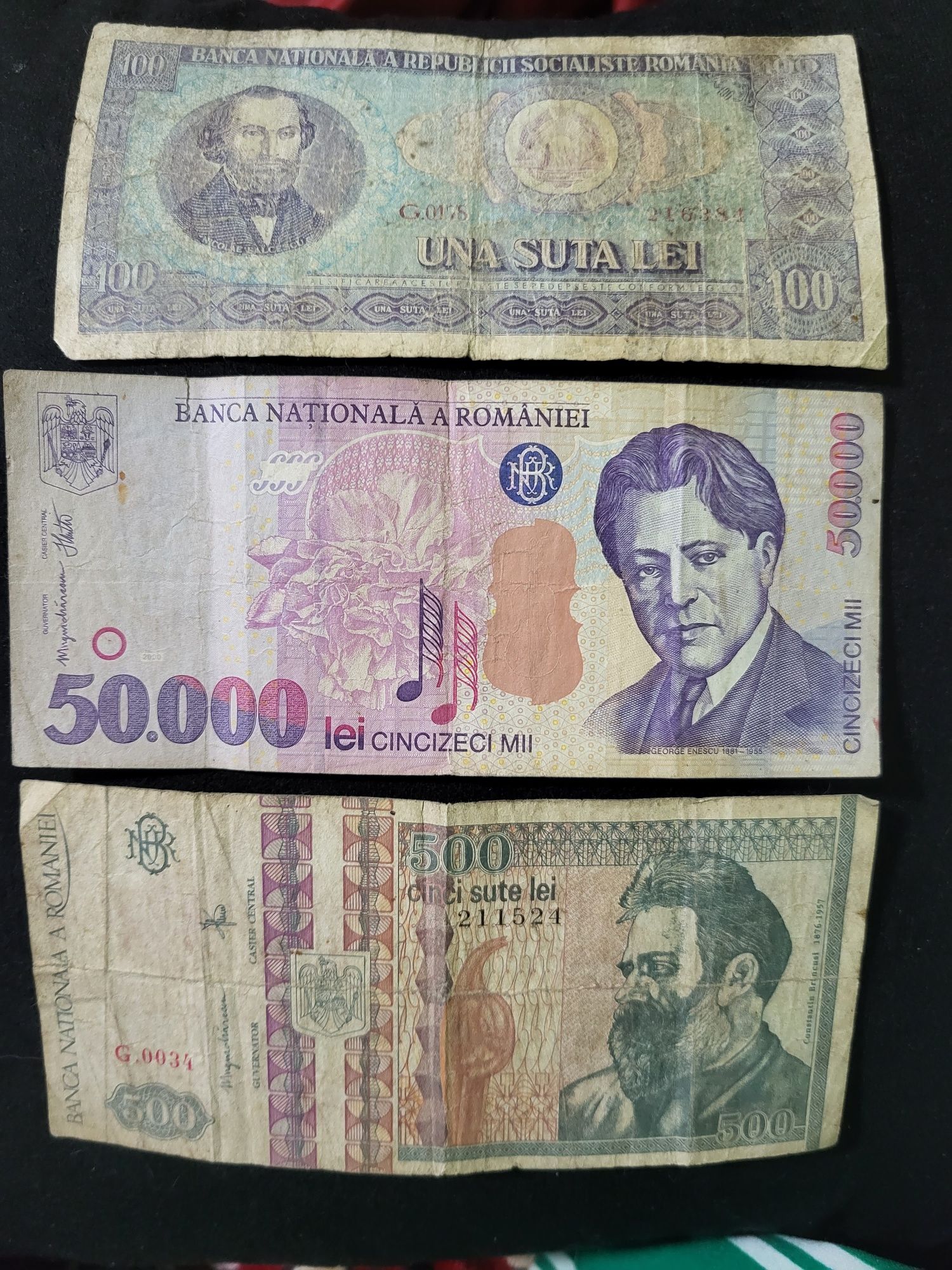 Bancnote/Monede vechi pentru colecție
