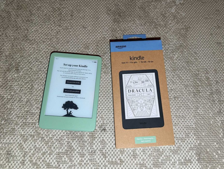 Kindle amazon gen 11 2024 16gb Verde 2024 Fara Reclame Folosit F putin