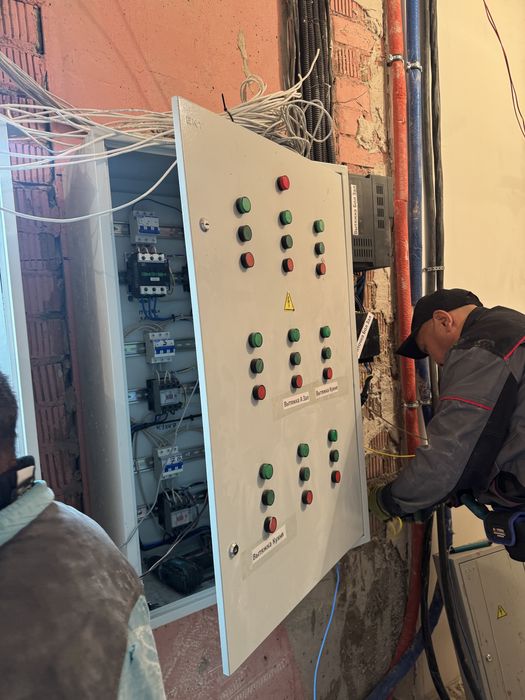 Установка вентиляции вытяжки