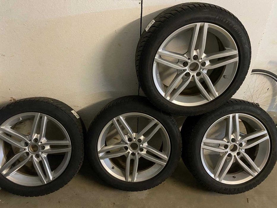 Jante 18 originale Bmw G30 anvelope Iarna 245/45R18 GoodYear Ultragrip