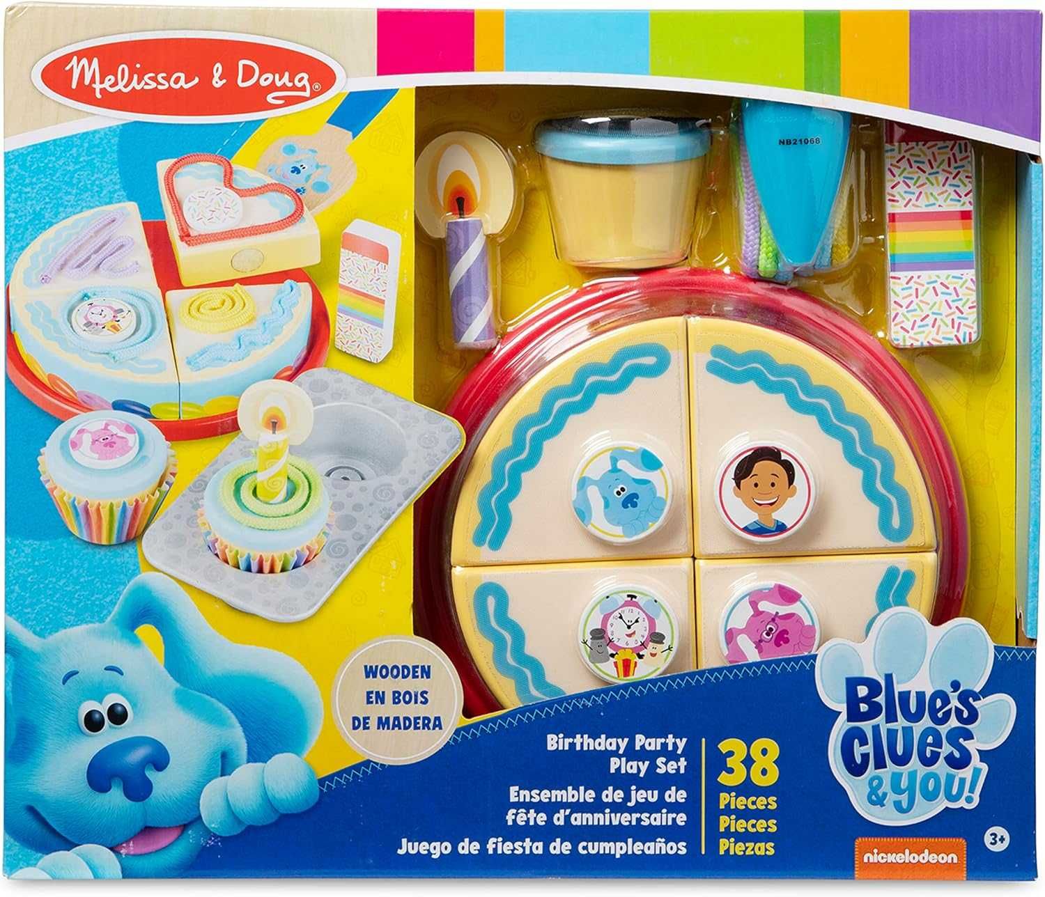 Дървен комплект за игра за рожден ден Melissa & Doug за дървена кухня
