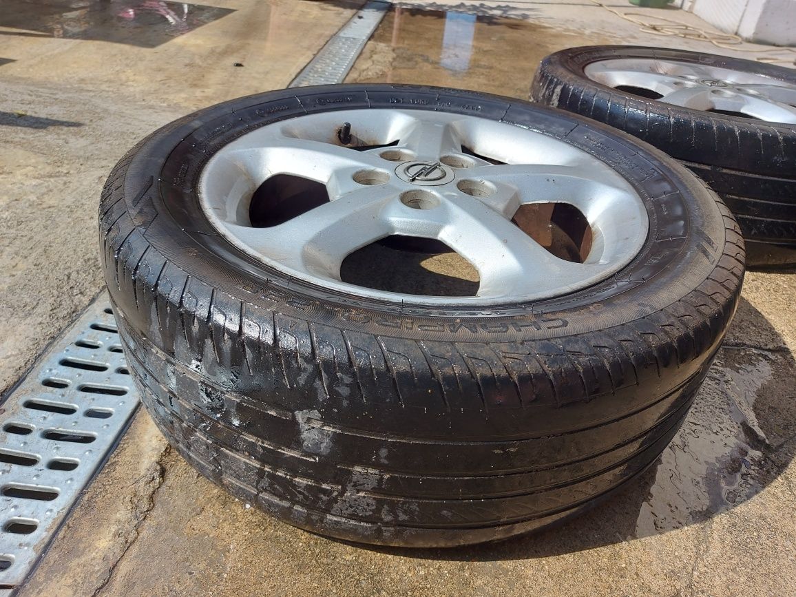 Cauciucuri cu jenti de aluminiu 205-60-16 Opel zafira