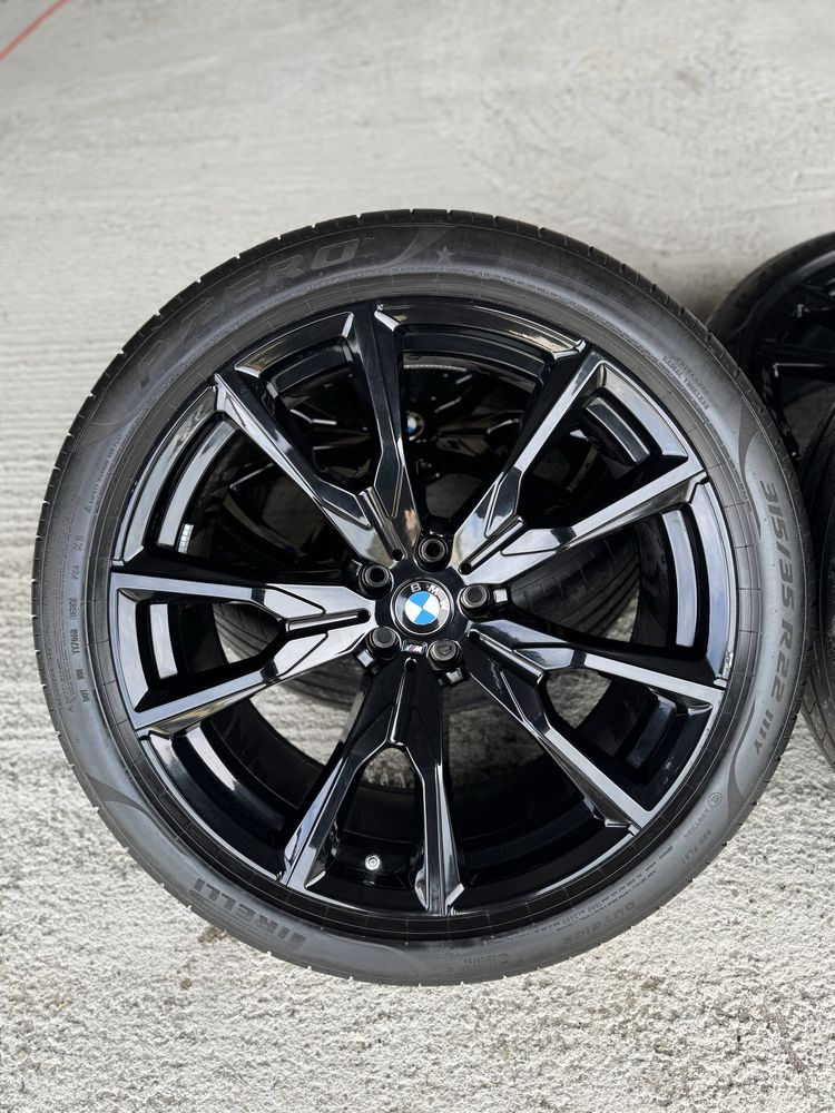 Jante Bmw X7 R22 G07 755M Originale Pirelli de vara