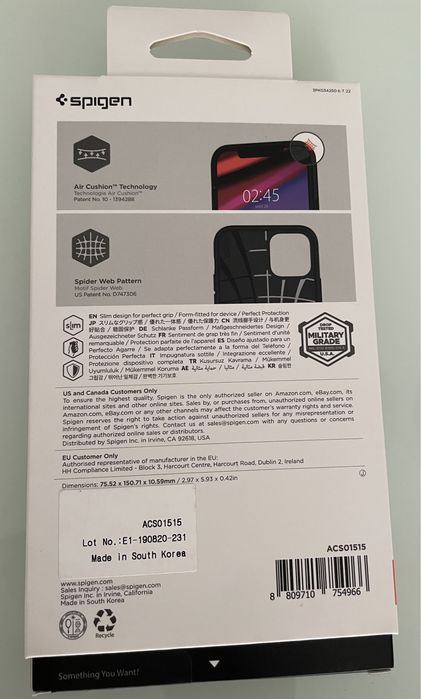 Spigen - Core Armor BLACK husa carcasa Apple iPhone  Max Plus