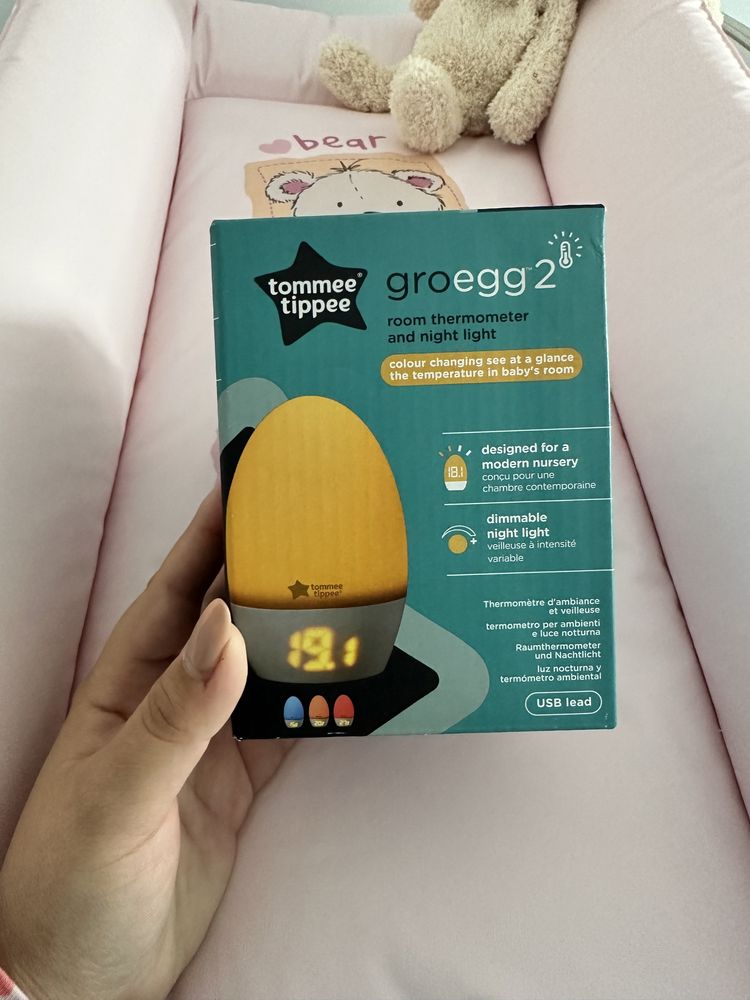 Tommee tippee GroEgg 2 - термометър и лампа за стая