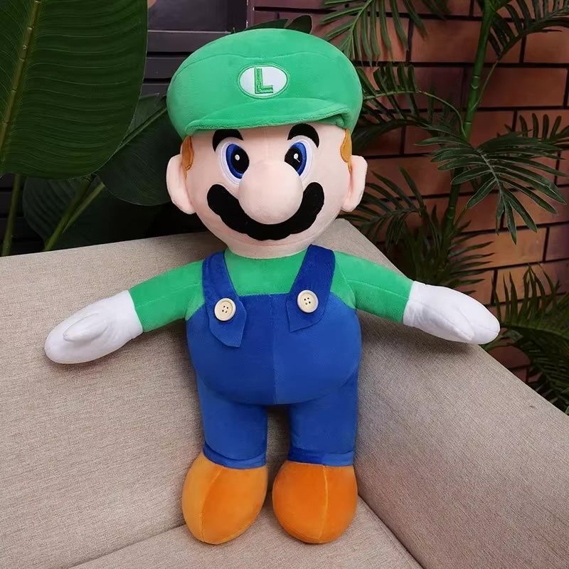 Голям плюшен Супер Марио и Луиджи, плюшена играчка Super Mario Luigi