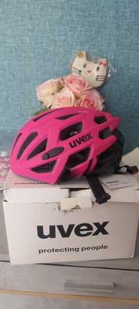 casca uvex race 7 bike rubin -black