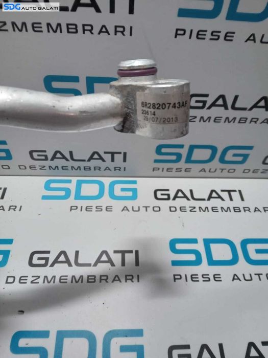 Conducta Furtun AC Aer Conditionat Clima de la Compresor la Habitaclu Seat Toledo 4 1.6 TDI CAY CAYB CAYC CLNA 2013 - 2015 Cod 6R2820743AF [2564]
