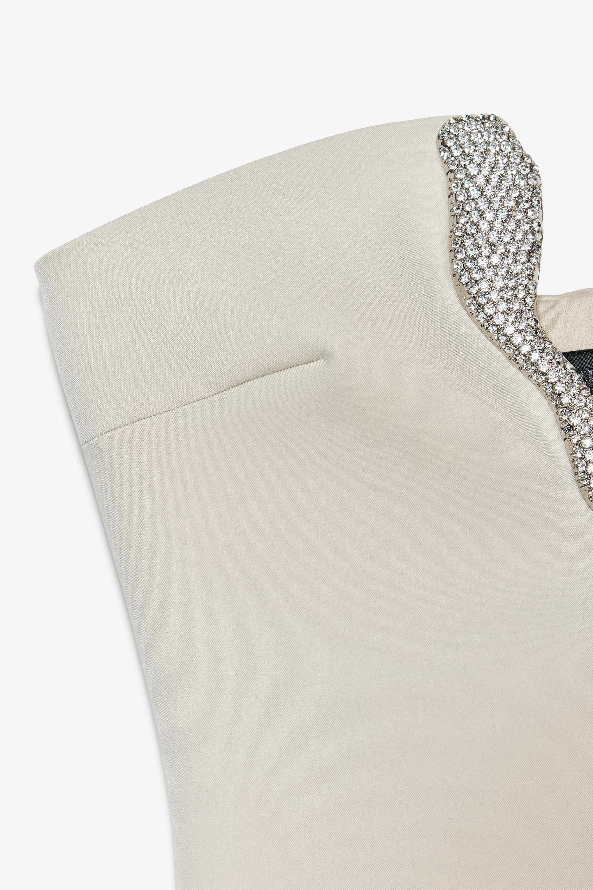 Къса рокля с камъчета Zara, M