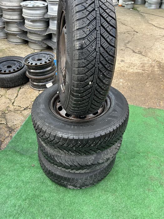 5х100 14 за vw polo golf 4 bora seat skoda железни джанти с зимни гуми