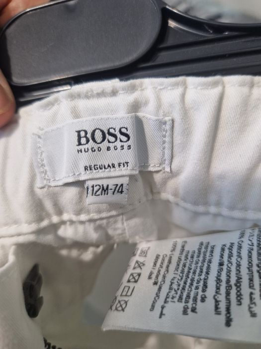 Pantaloni Hugo Boss, băiat 9-12 luni