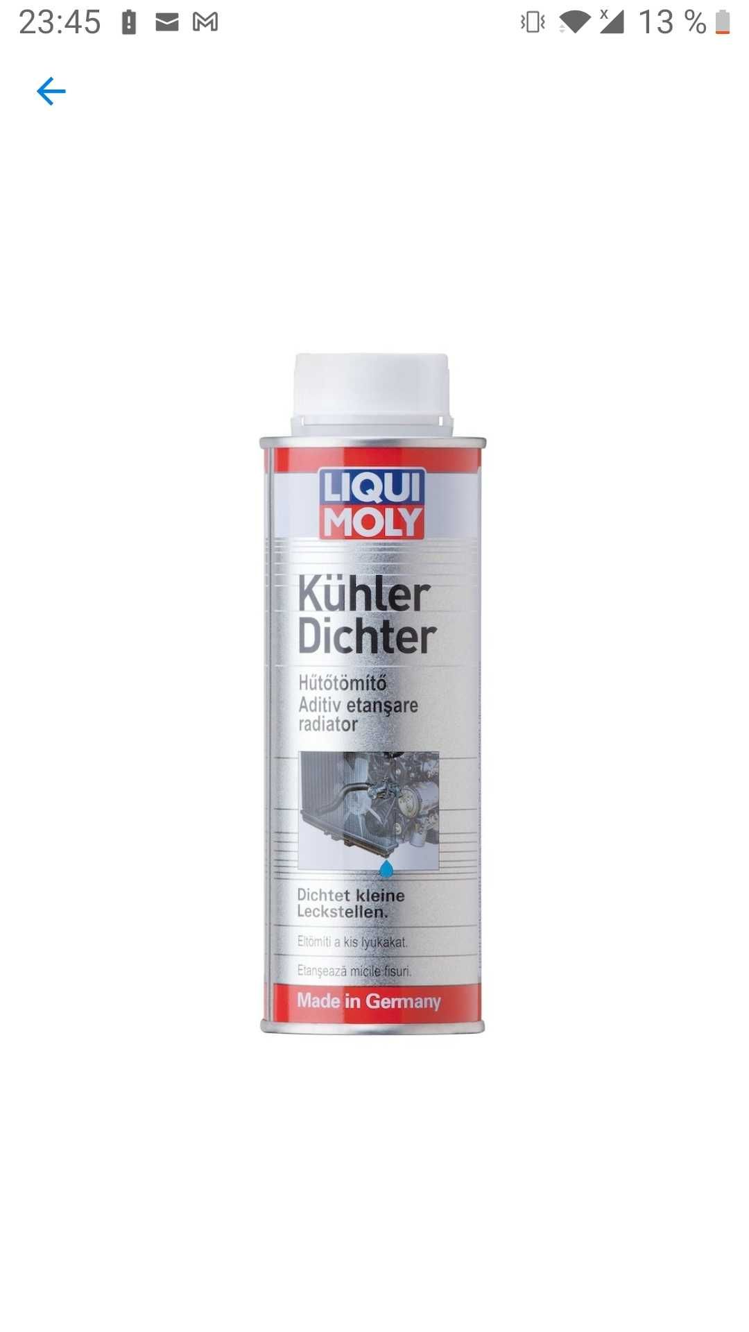 Solutie etanșare radiator Liqui Moly