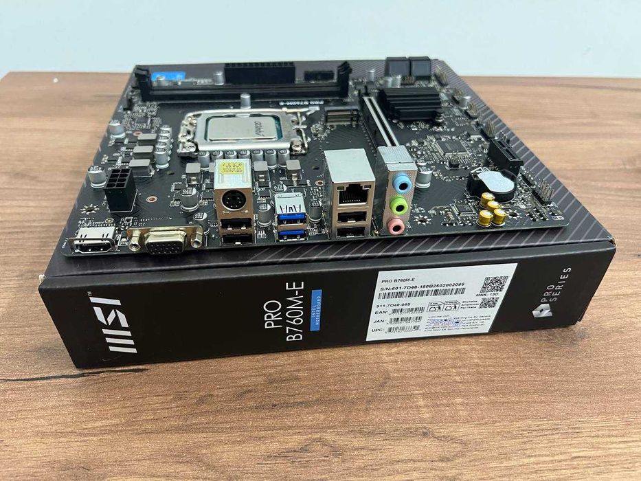 Продам или обмен MSI PRO B760M-E + Intel Core i5-14400 + Гарантия!