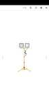 Trepied + 2 reflectoare LED, 2x100W, 16000lm, inaltime reglabila, IP65