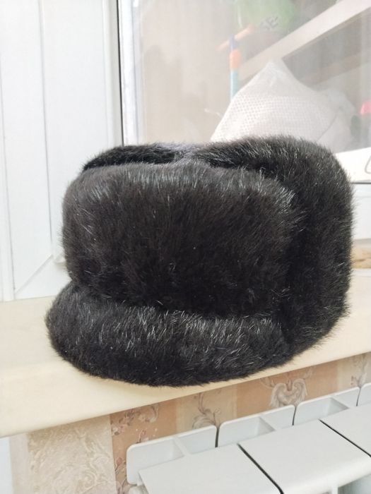Норковая мужская шапка
