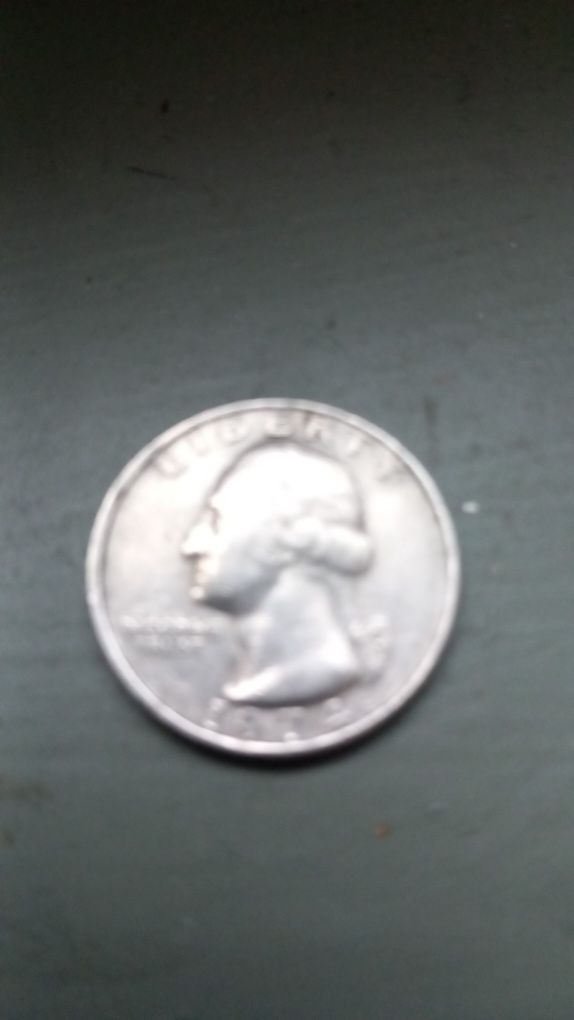 Moneda veche de un sfert de dolar din 1974