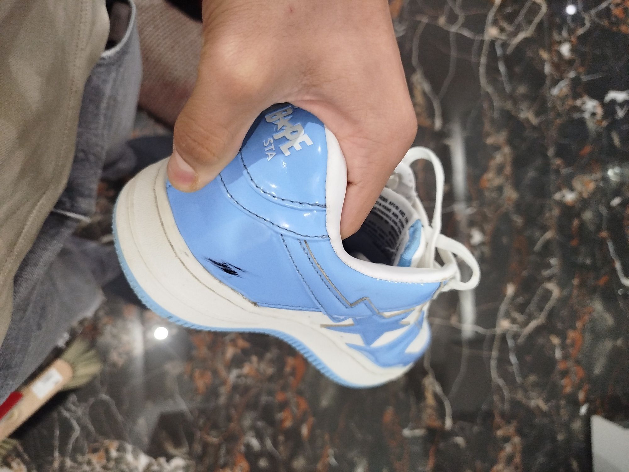 Adidași bape blue
