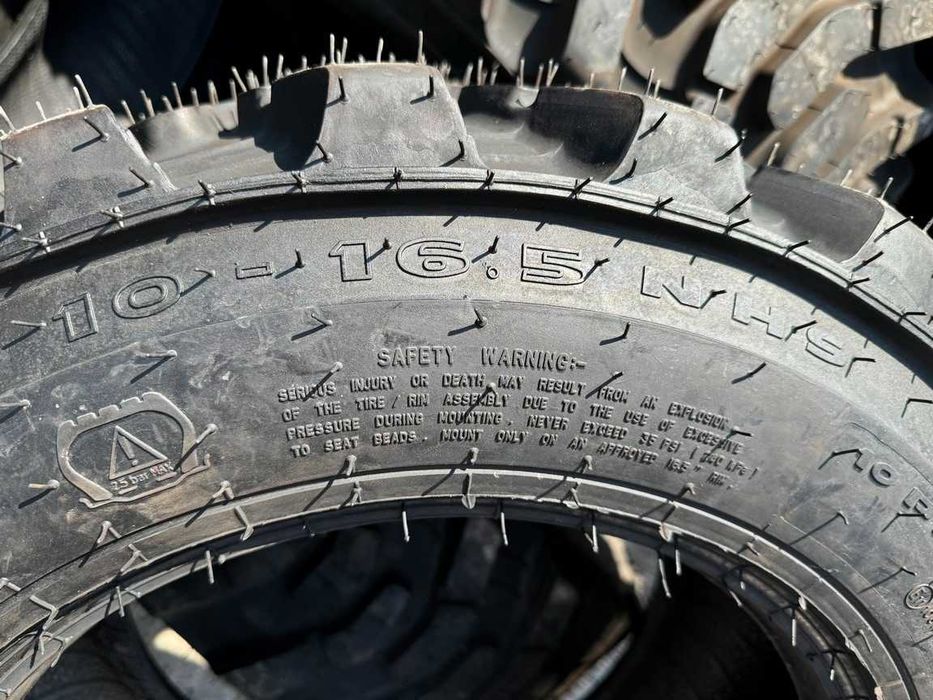 Anvelope noi 10-16.5 cu 10 pliuri marca GALAXY pentru JCB