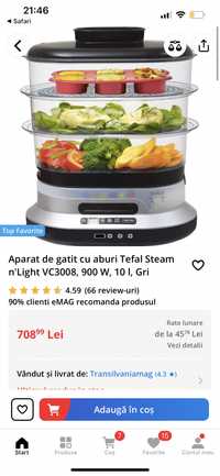 Aparat de gatit cu aburi Tefal