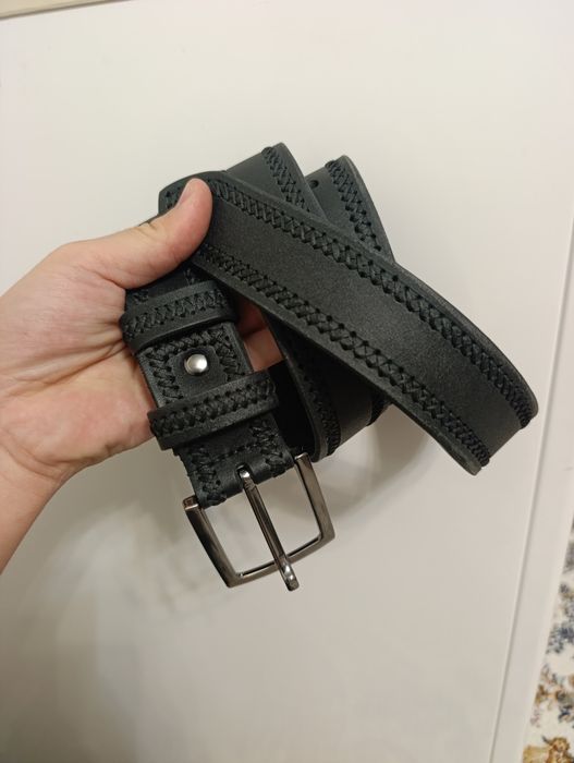 Кожаный ремень ручной работы