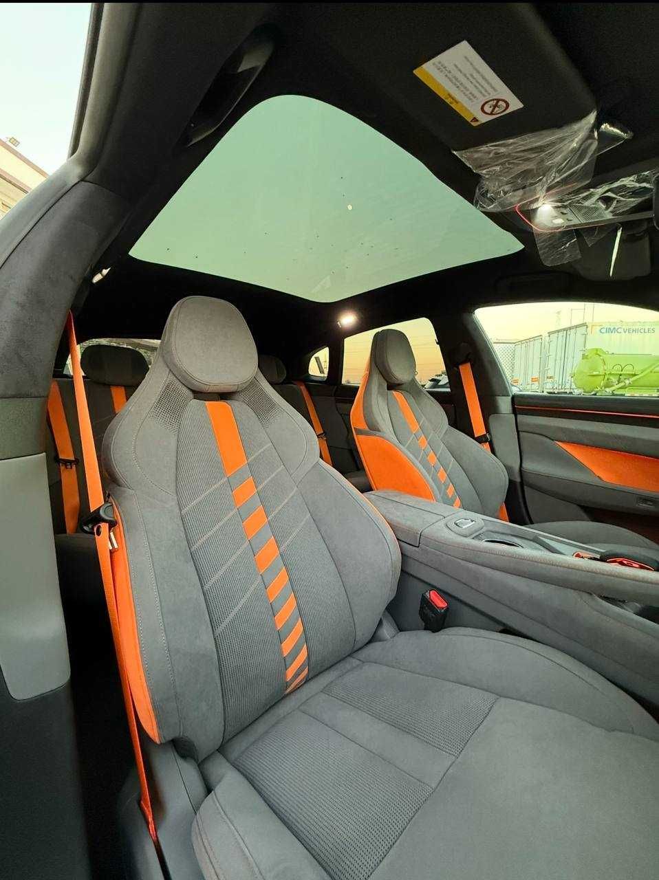 ZEEKR 001  Z-SPORT 2024 — Спорткар будущего уже здесь! ORANGE цвет