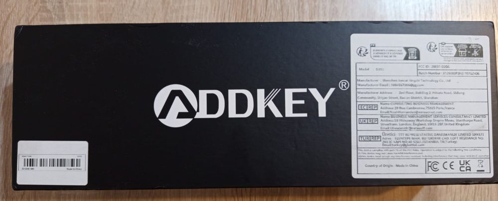 Видеорегистратор Addkey 4K Mirror Dash Cam.