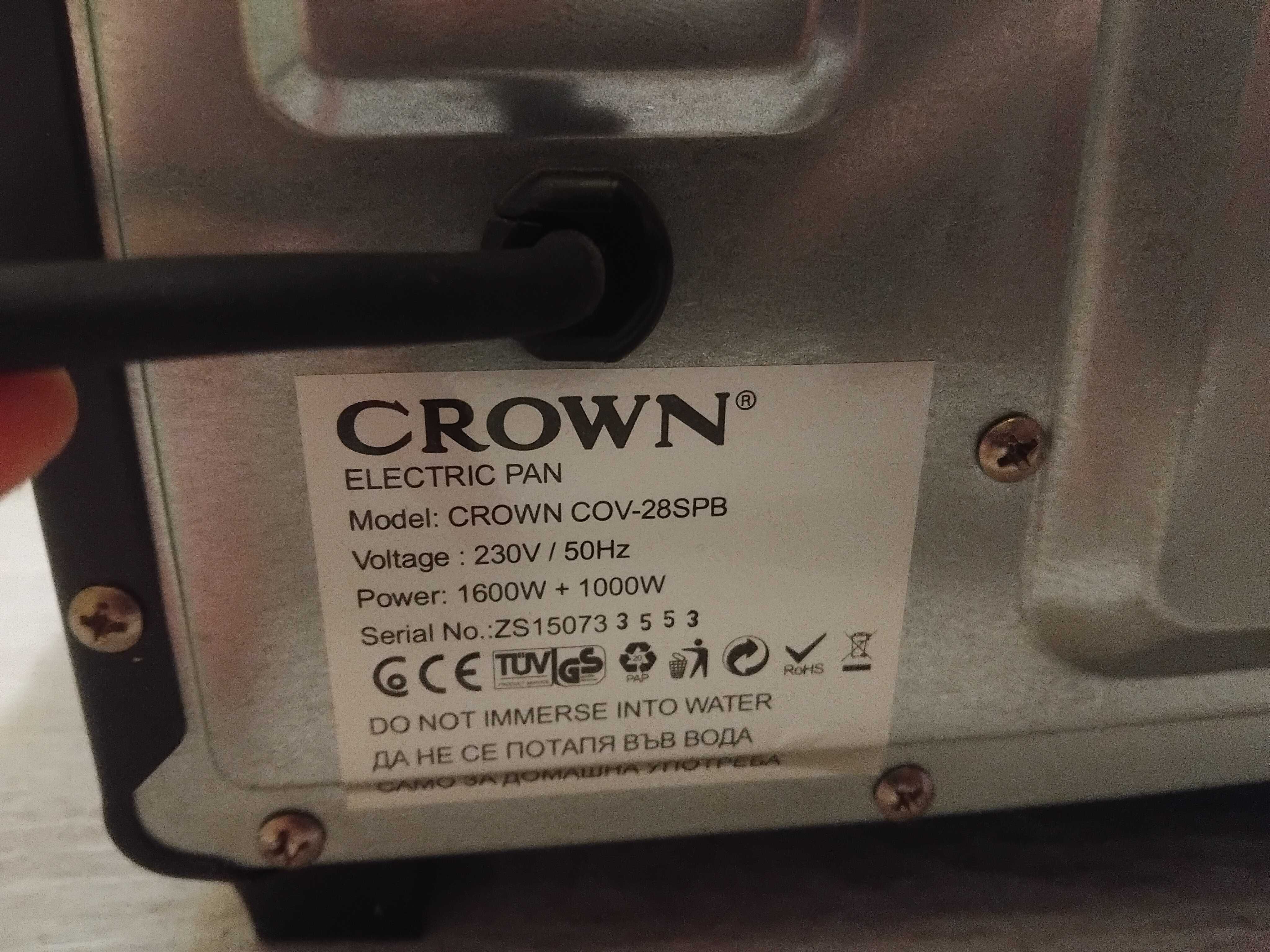 Фурна и котлон - Crown Готварска Печка , model: COV-28SPB