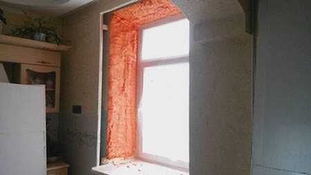 окна откосы утеплитель изоляция декор