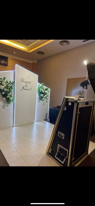 Cabina  si Oglinda foto masina de baloane, fum greu gheață carb