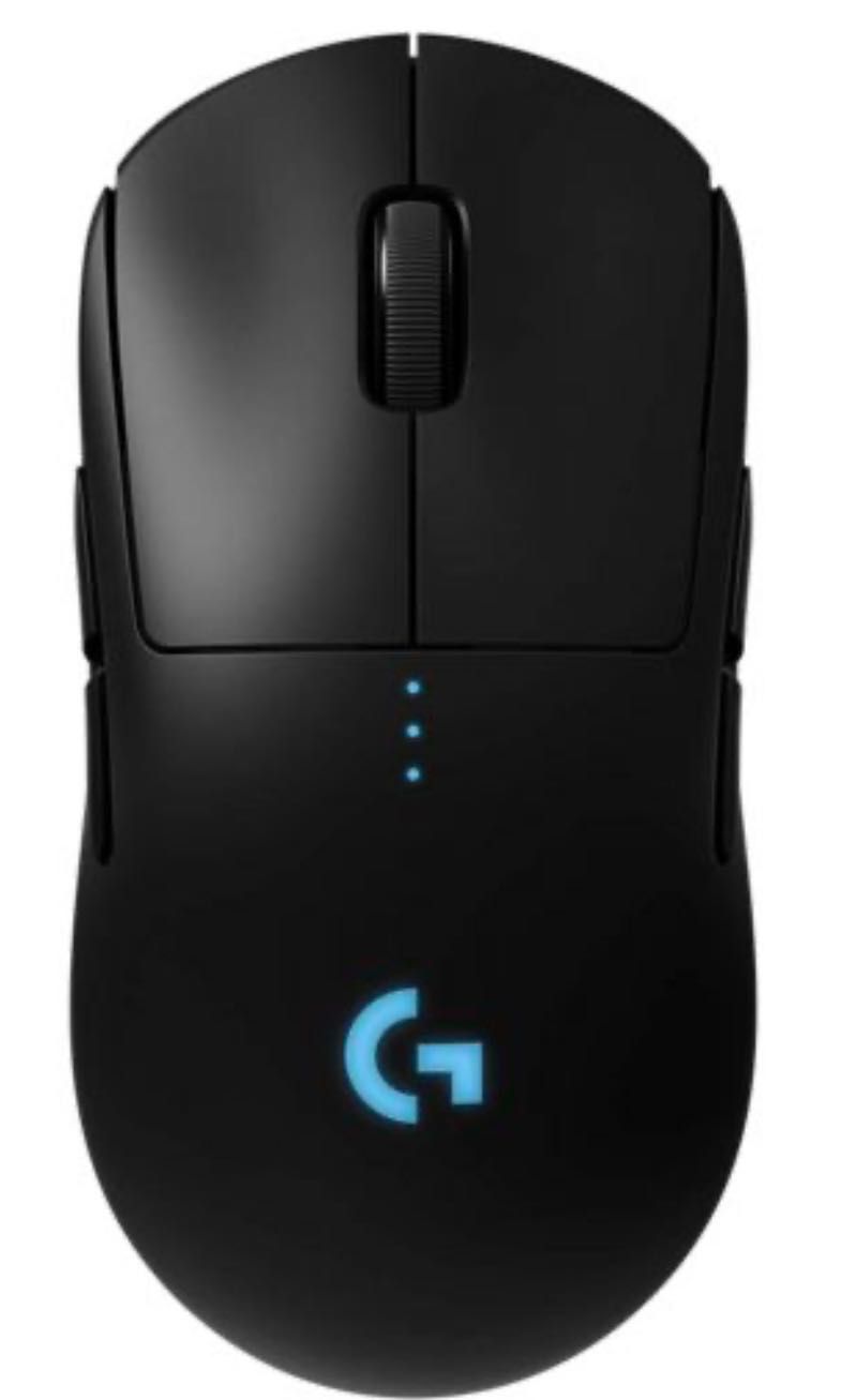 Гейминг мишка Logitech - G Pro НОВА, оптична, безжична, черна