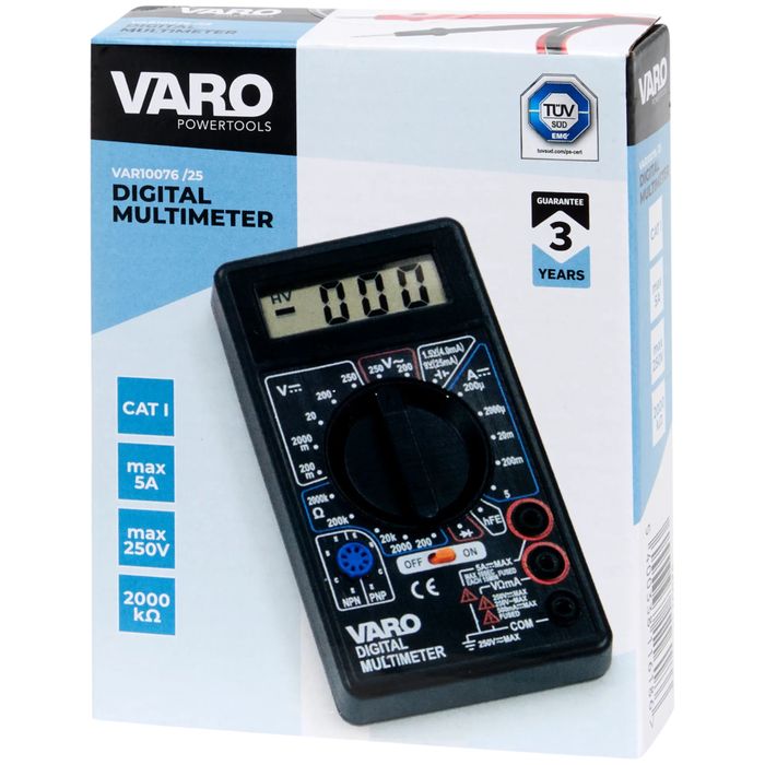 Multimetru digital Varo 250 V